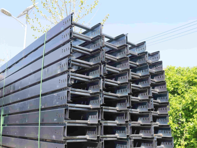 Chemin de câbles au sol