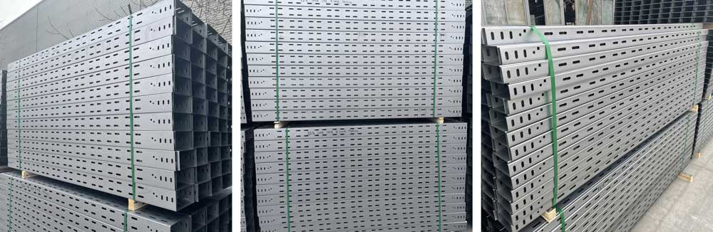 Chemin de câbles perforé